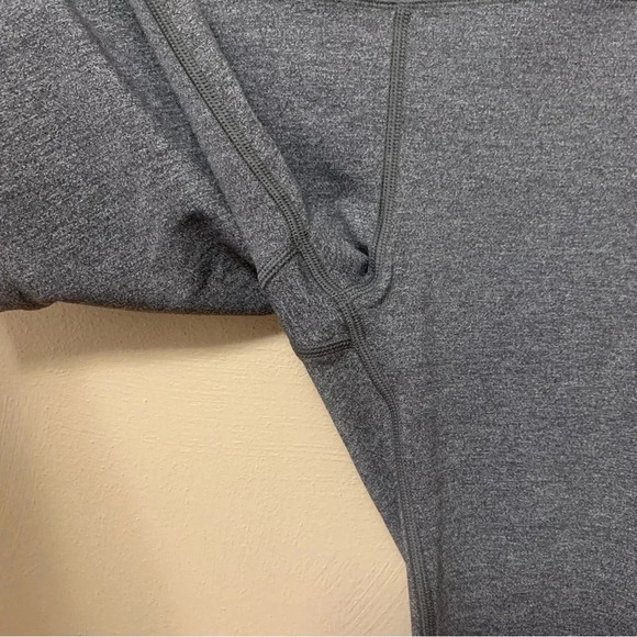 Lululemon Speed Up Crop 21" Heathered Black Size 6 W6AK6S - Picture 7 of 15